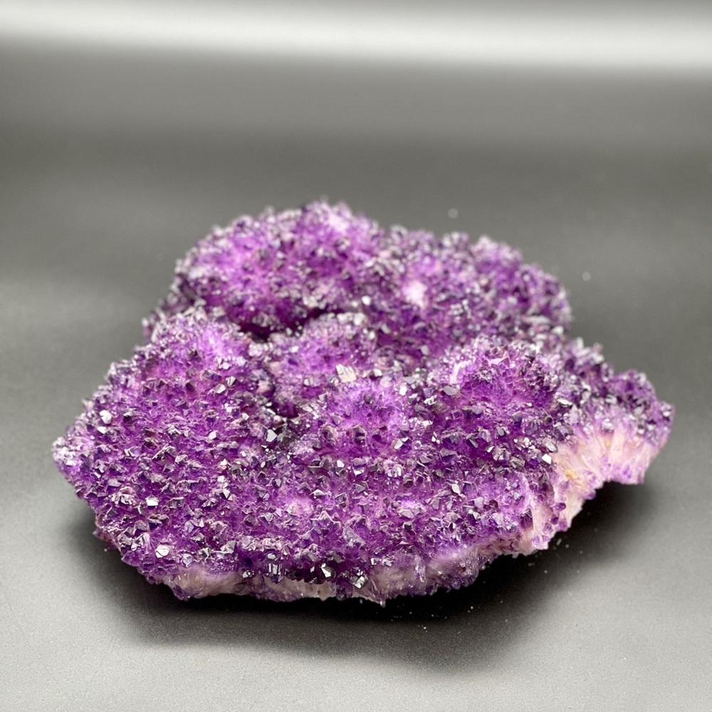 Purple amethyst natural cluster